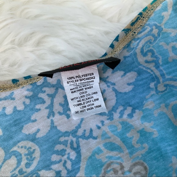 2000s vintage  cute turquoise shirt y2k 90s - Picture 4 of 5